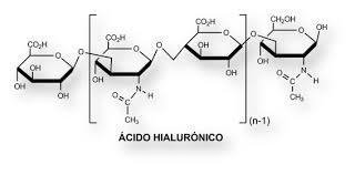 Foto de la molécula del ácido hialurónico.